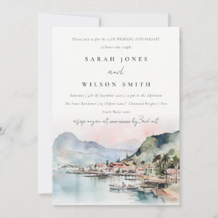 Kauai Hawaii Landschaft Hochzeit Jubiläum Einladung