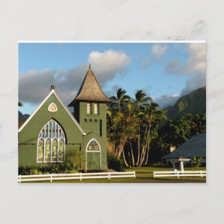 Kauai Hawaii North Shore Kapelle Postkarte