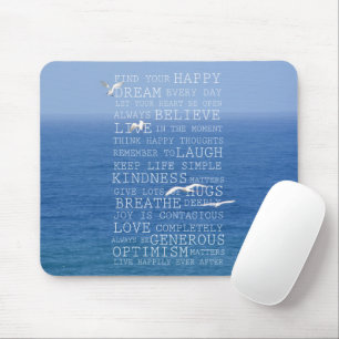 Kauai Hawaii Ocean Birds Inspirationsstiteln Mousepad