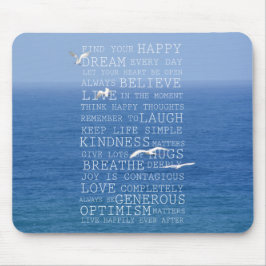 Kauai Hawaii Ocean Birds Inspirationsstiteln Mousepad