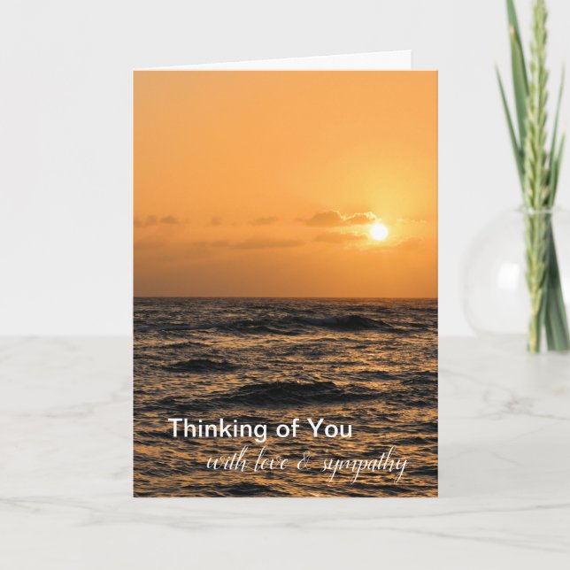 Kauai Hawaii Ocean Sunset Karte (Vorderseite)