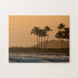 Kauai Hawaii Ocean Sunset Poipu Puzzle