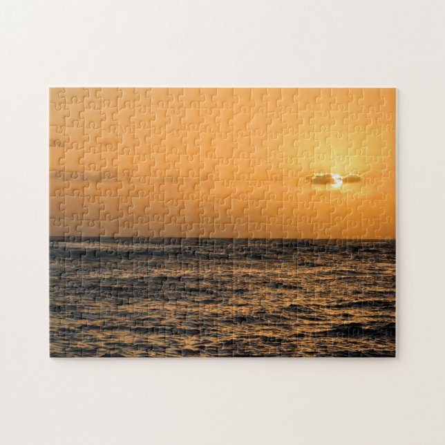 Kauai Hawaii Ocean Sunset Puzzle (Horizontal)
