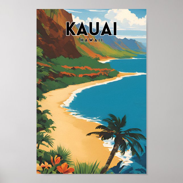 Kauai Hawaii Poster (Vorne)