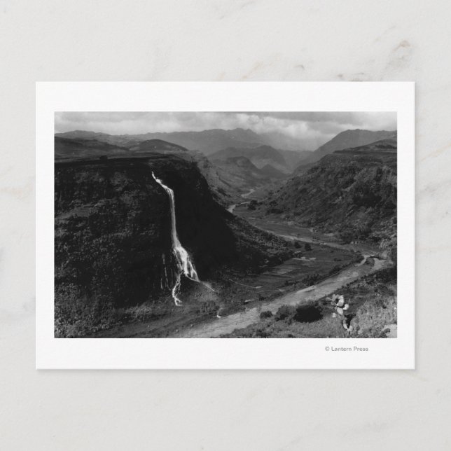 Kauai, Hawaii - Sicht auf das Hanapepetal Postkarte (Vorderseite)