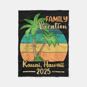 Kauai Hawaii Strand Familienurlaub 2025 Sommer Fleecedecke