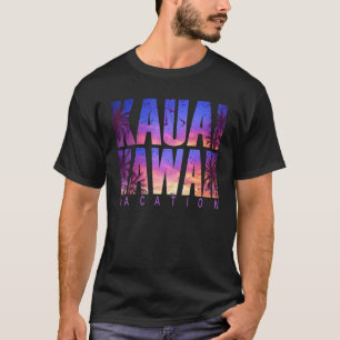 Kauai Hawaii Strand Sommerurlaub passende Familie T-Shirt