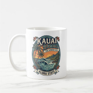 Kauai Hawaii Strandurlaub Reise Hawaiian Aloha Kaffeetasse