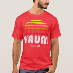 Kauai Hawaii Sunset Vintag Tropical T-Shirt