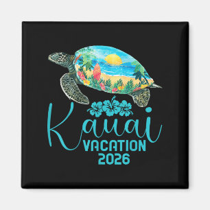 Kauai Hawaii Trip 2026 Sea Turtle Summer Vacation Magnet