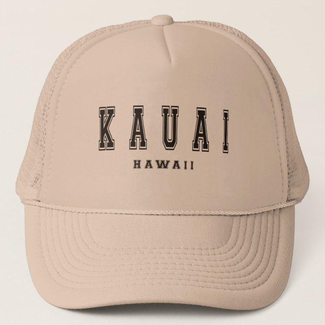 Kauai Hawaii Truckerkappe (Vorderseite)