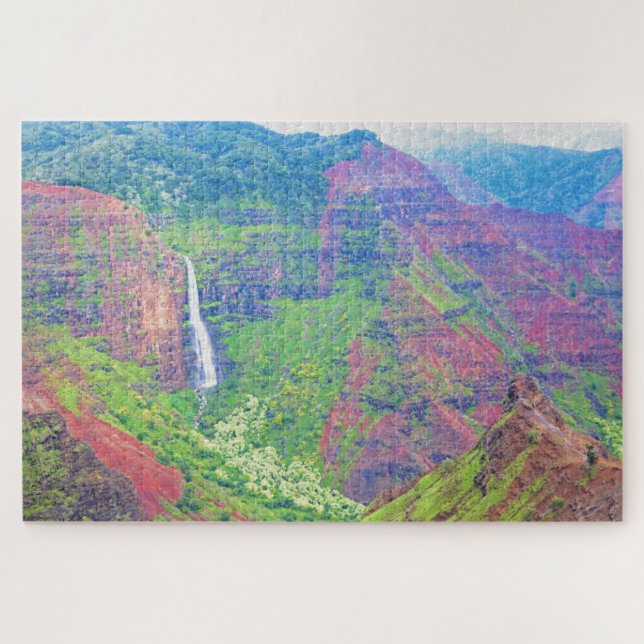 Kauai - Hawaii - Waimea Canyon - 20x30 - 1014 Stk. Puzzle (Horizontal)