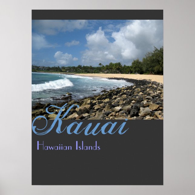 Kauai Hawaiian Islands Poster (Vorne)