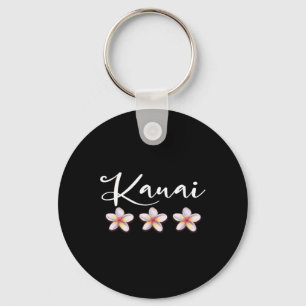 Kauai Hawaiian Plumeria Urlaub Luau Hemd  Schlüsselanhänger