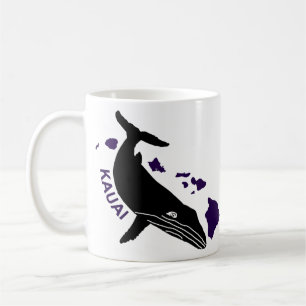 Kauai - Lila Hawaii-Inseln Humpback Kaffeetasse