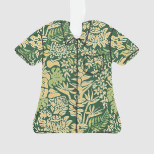 Kauai Morgen Hawaiian Protea Floral Aloha Hemd Ornament
