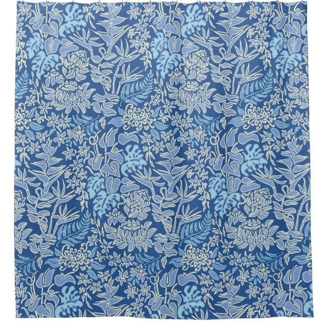 Kauai-Morgenhawaiischer Protea mit Blumen Duschvorhang (Vorderseite)