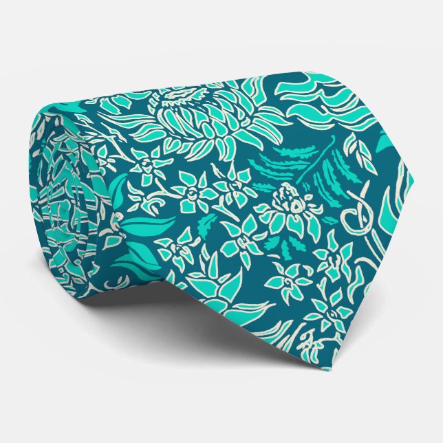 Kauai-Morgenhawaiischer Protea mit Blumen Krawatte (Gerollt)