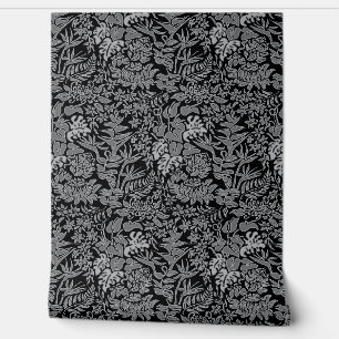 Kauai Morning Hawaiian Protea Floral - Black Tapete