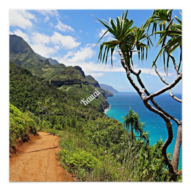 Kauai - Na Pali Coast Poster (Vorderseite)