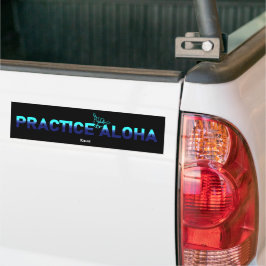 Kauai Practice Aloha HIPacific Shaka (Hang lose) Autoaufkleber