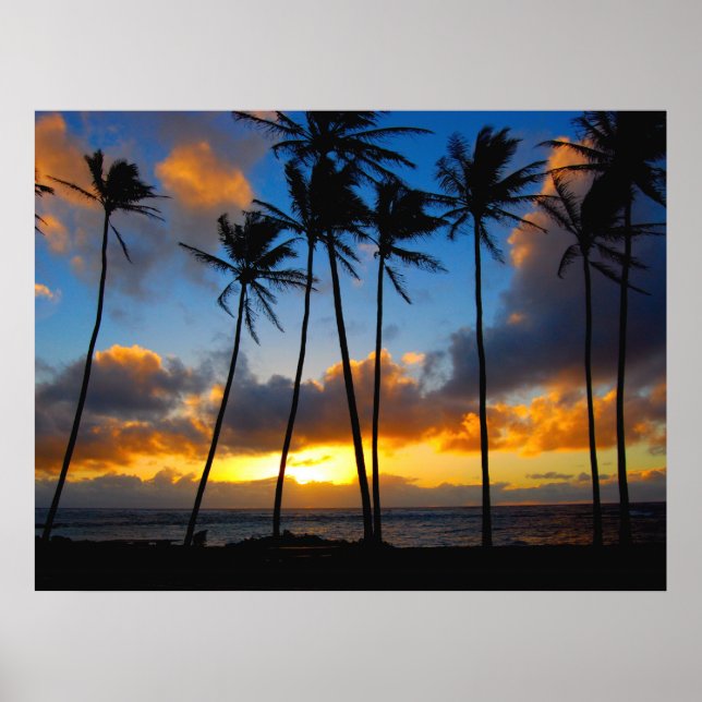 Kauai Sunrise Poster (Vorne)