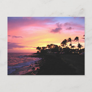 Kauai Sunset Postkarte
