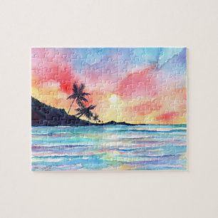 Kauai Sunset-Spiel Puzzle