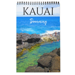 Kauai träumen 2025 großen Kalender