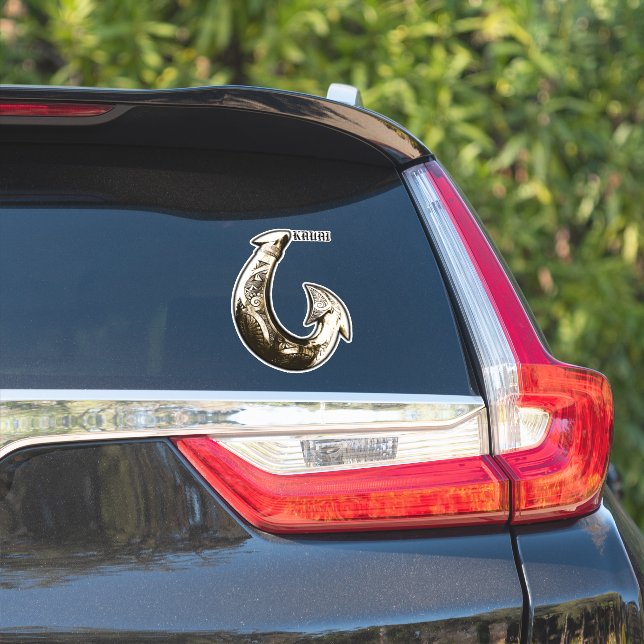 Kauai Tribal Hook Aufkleber (Auto Seite)