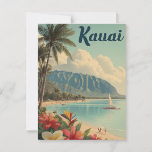 Kauai Vintag Postkarte