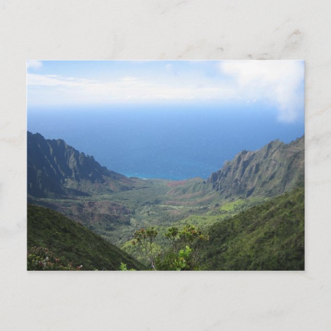 Kauai's Na Pali Coast Postkarte (Vorderseite)