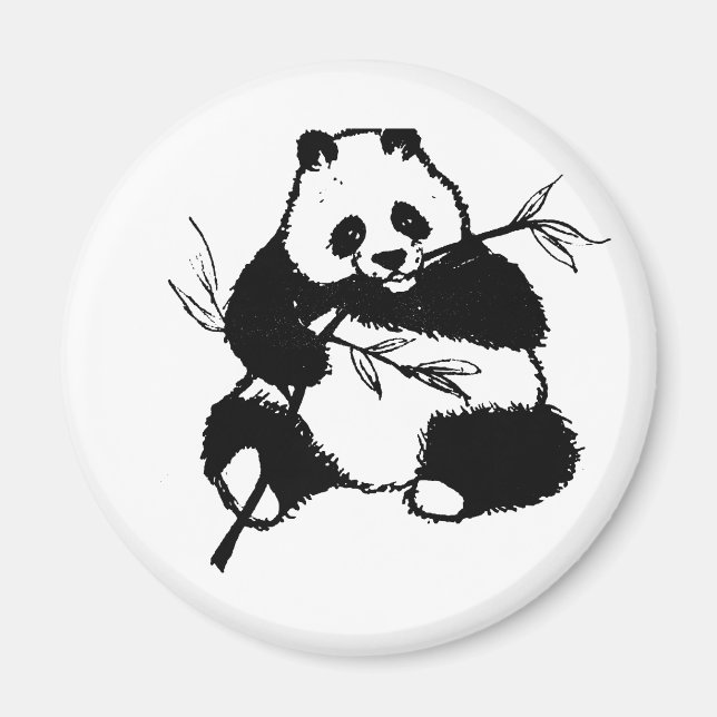 Kauen Panda Magnet (Vorne)