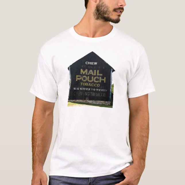 Kauen-Post-Beutel-Tabak-Scheune - ursprüngliches T-Shirt (Vorderseite)
