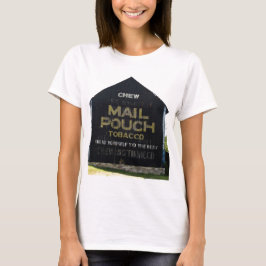 Kauen-Post-Beutel-Tabak-Scheunen-Vorlagen-Foto T-Shirt