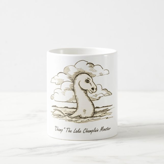 Kauen Sie die See Champlain Monster-Tasse Tasse (Mittel)