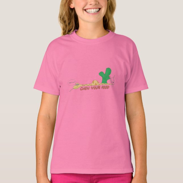 kauen Sie Ihr Essen T-Shirt (Vorderseite)