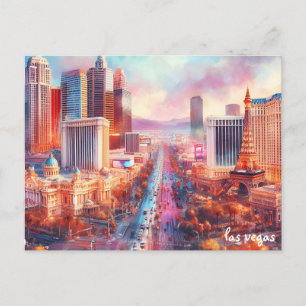 Kauf farbenfroher Travel Vintag las vegas Postkart Postkarte