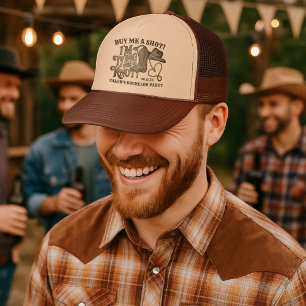 Kauf mir einen Schuss, der Knoten bindet, Cowboy-J Truckerkappe