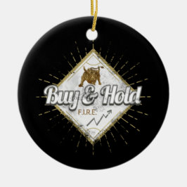 Kauf und Halten Trader Bull kaufen den aufstrebend Keramik Ornament