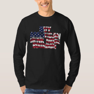 Kaufe amerikanisch, trinke mehr Bourbon USA Whiske T-Shirt