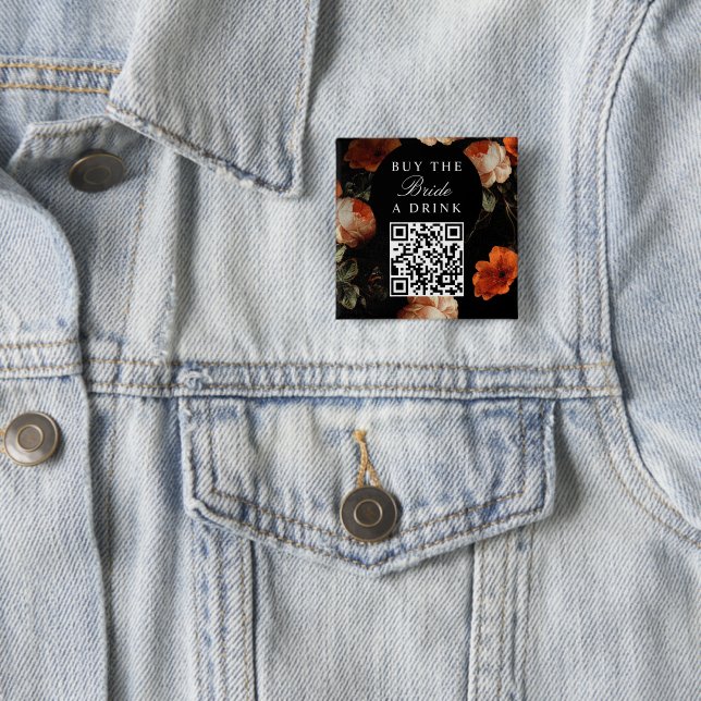 Kaufe der Braut einen Drink Junggesellinnenabschie Button (Beispiel)