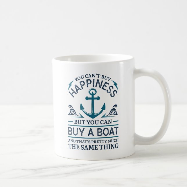 Kaufe ein Boot Kaffeetasse (Rechts)