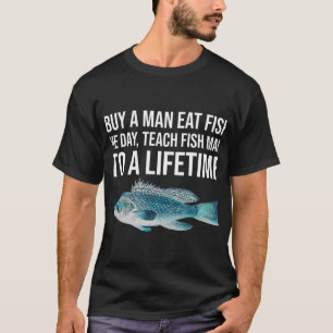 Kaufe einem Mann Fisch T-Shirt