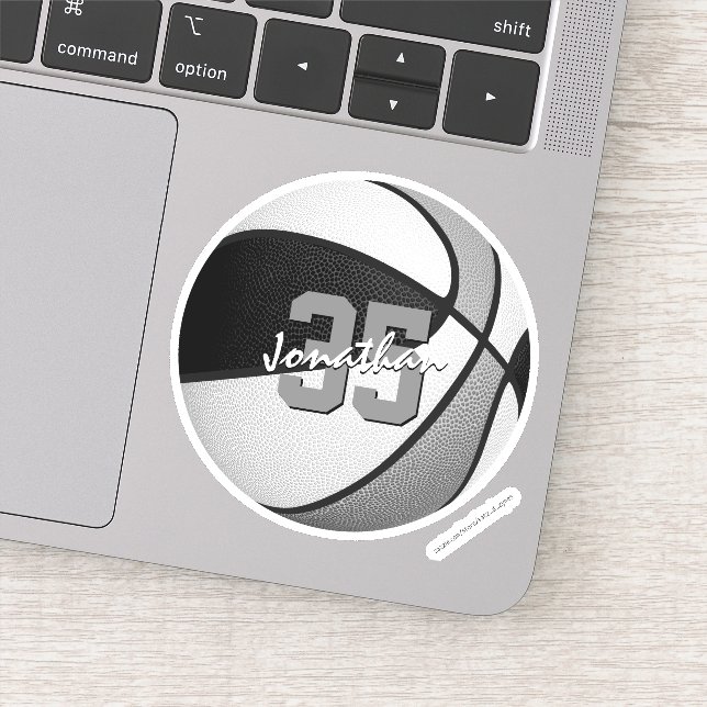 kaufen 1 oder Bulk schwarz graue Mannschaftsfarben Aufkleber (Detail)