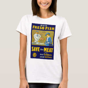Kaufen Frische Fische ~ Rett der Fleisch T-Shirt