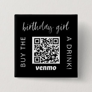 Kaufen Geburtstagskind ein Drink QR Code Venmo Button