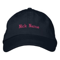 Kaufen Nick Name Hot Rosa Farbtext gedruckte Hutka