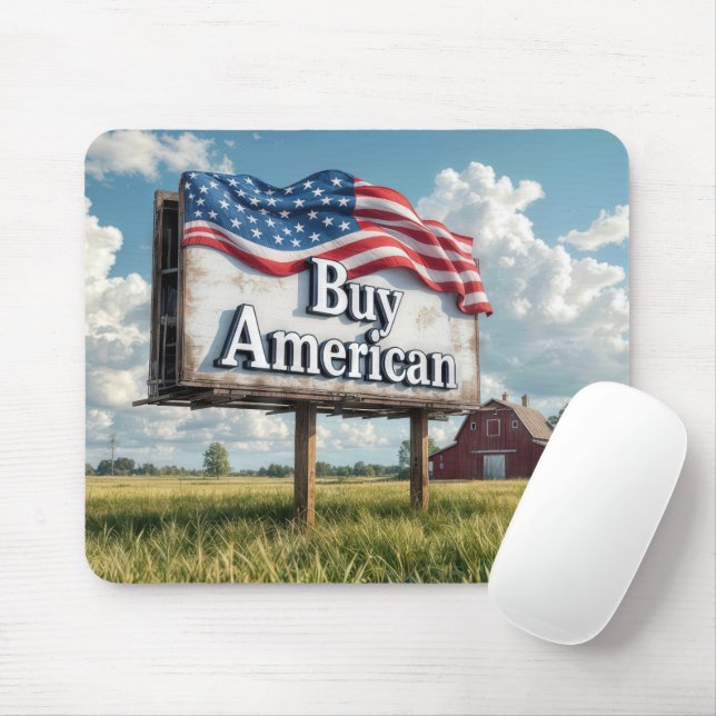 Kaufen Sie amerikanische Reklametafeln auf Bauernl Mousepad (Mit Mouse)