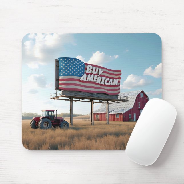 Kaufen Sie amerikanische Reklametafeln mit rotem T Mousepad (Mit Mouse)